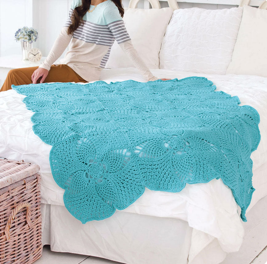 Pineapple Squares Throw – Mary Maxim