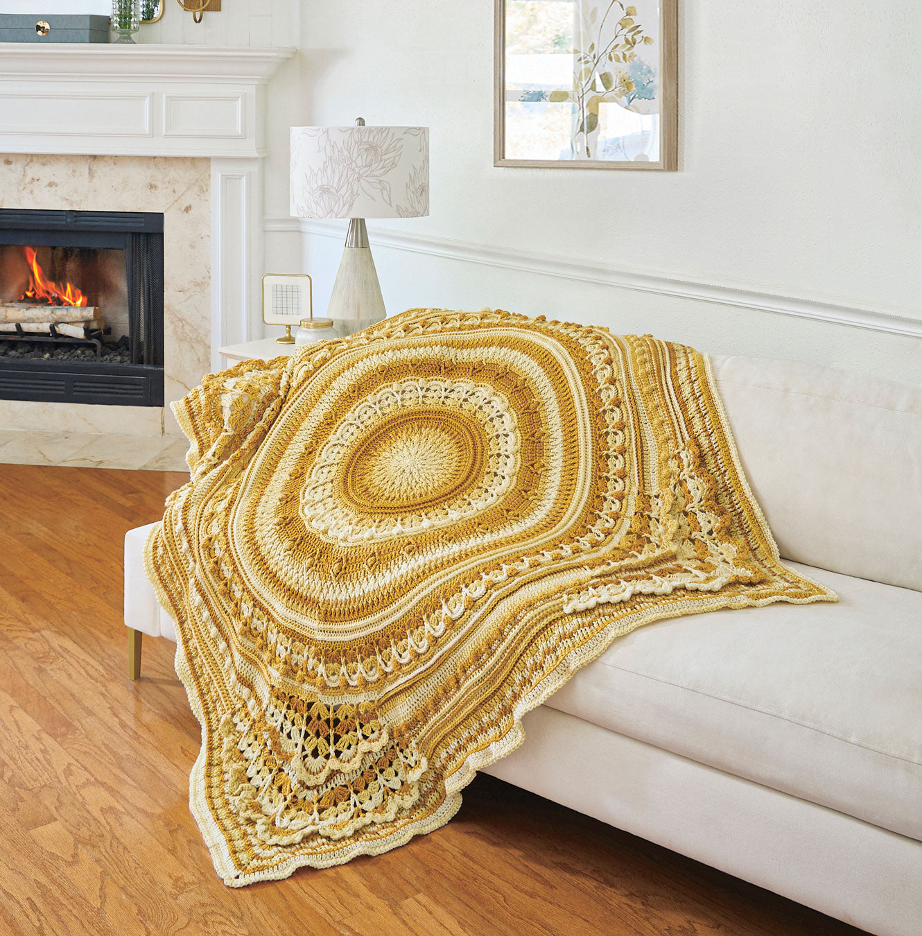 Moonlit Magic Throw Crochet Kit | Mary Maxim