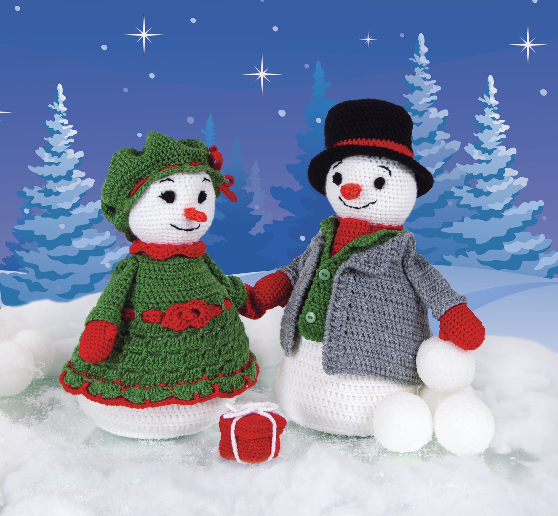 Mr. & Mrs. Blizzard Crochet Kit – Mary Maxim