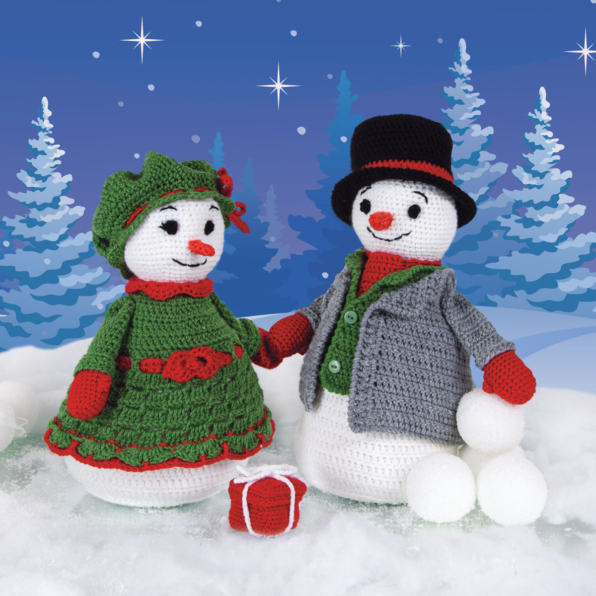 Mr. & Mrs. Blizzard Crochet Kit – Mary Maxim