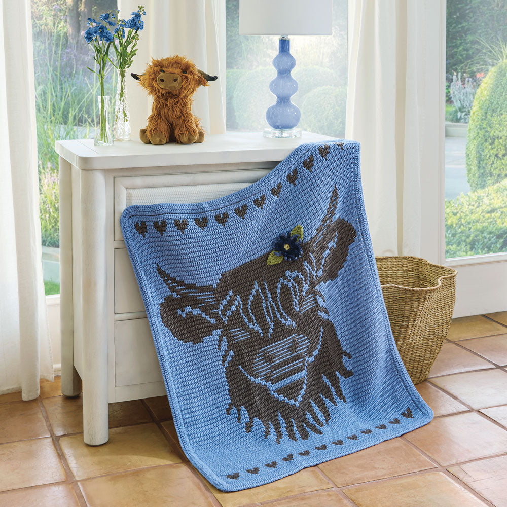 Little Highland Wonder Crochet Baby Blanket
