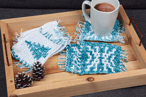 Turquoise Splash/White