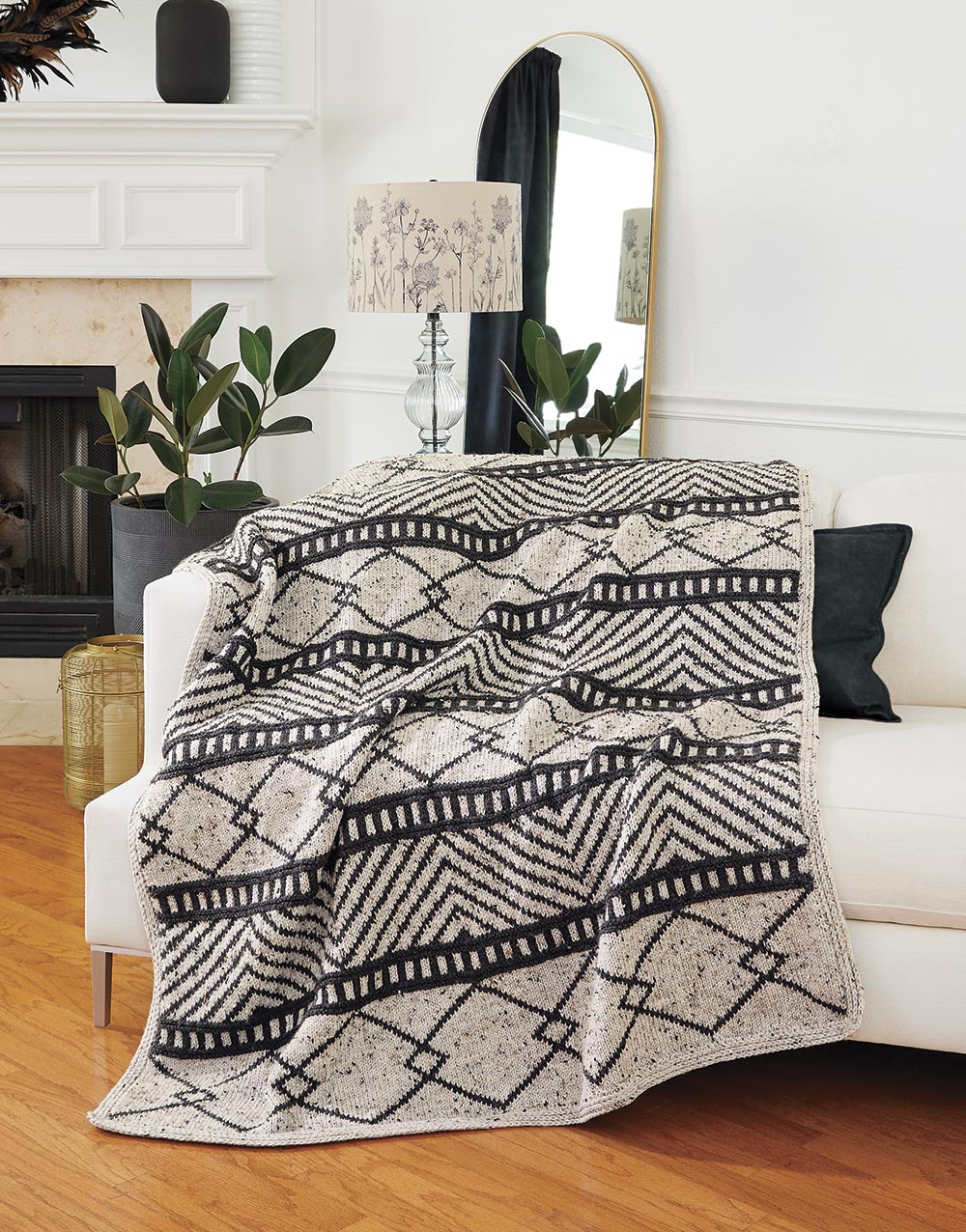 Neutral Zone Afghan Pattern – Mary Maxim