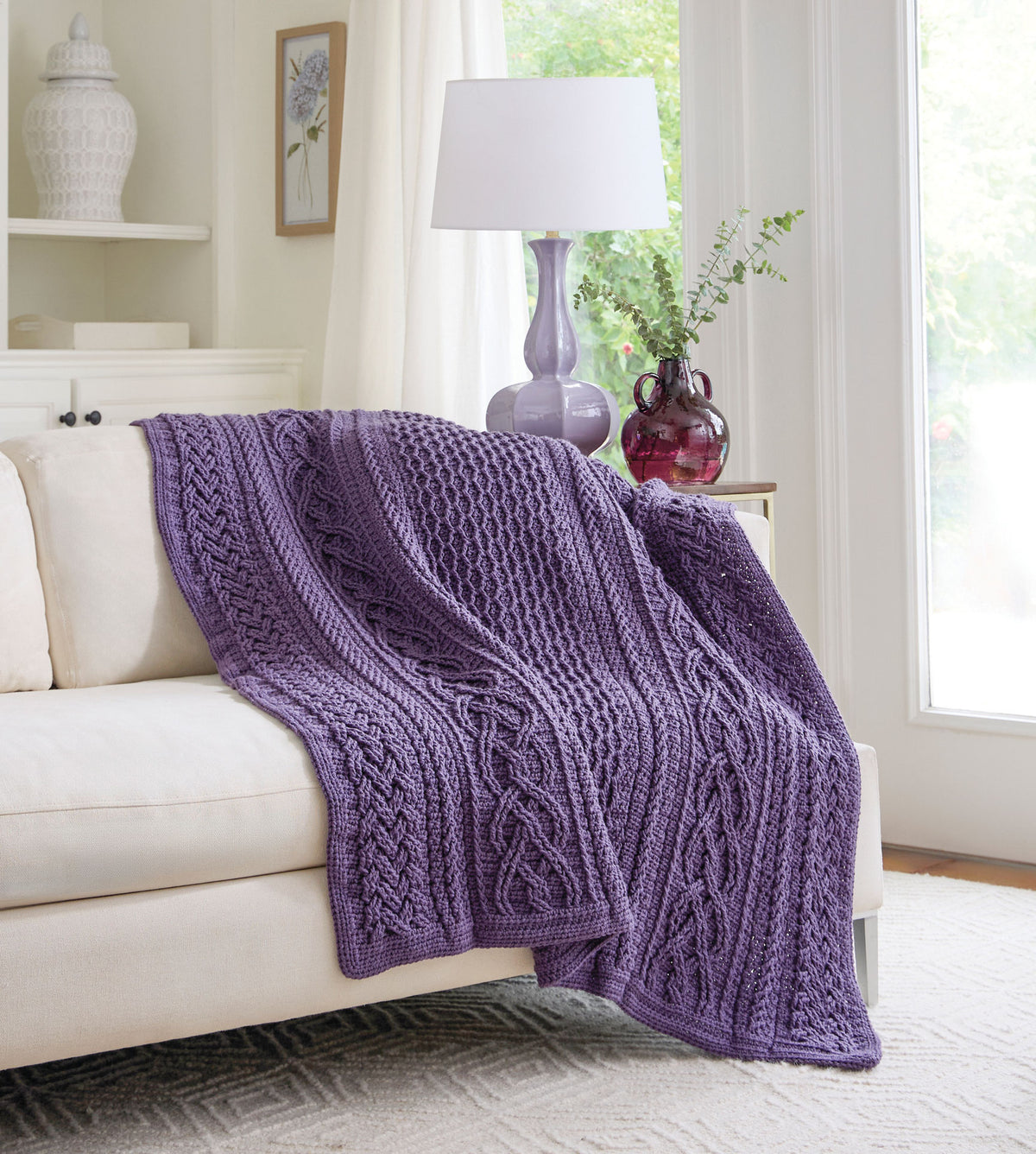 Crochet Afghan Throw Blanket Kits Mary Maxim