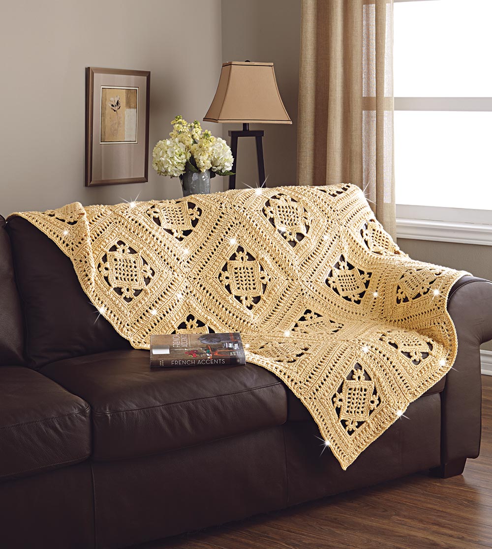 Counterpoint Throw Pattern – Mary Maxim