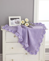 Scalloped Border Baby Blanket