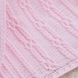 Cabled Hugs Crochet Baby Blanket