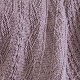 Columnist Cable Crochet Blanket