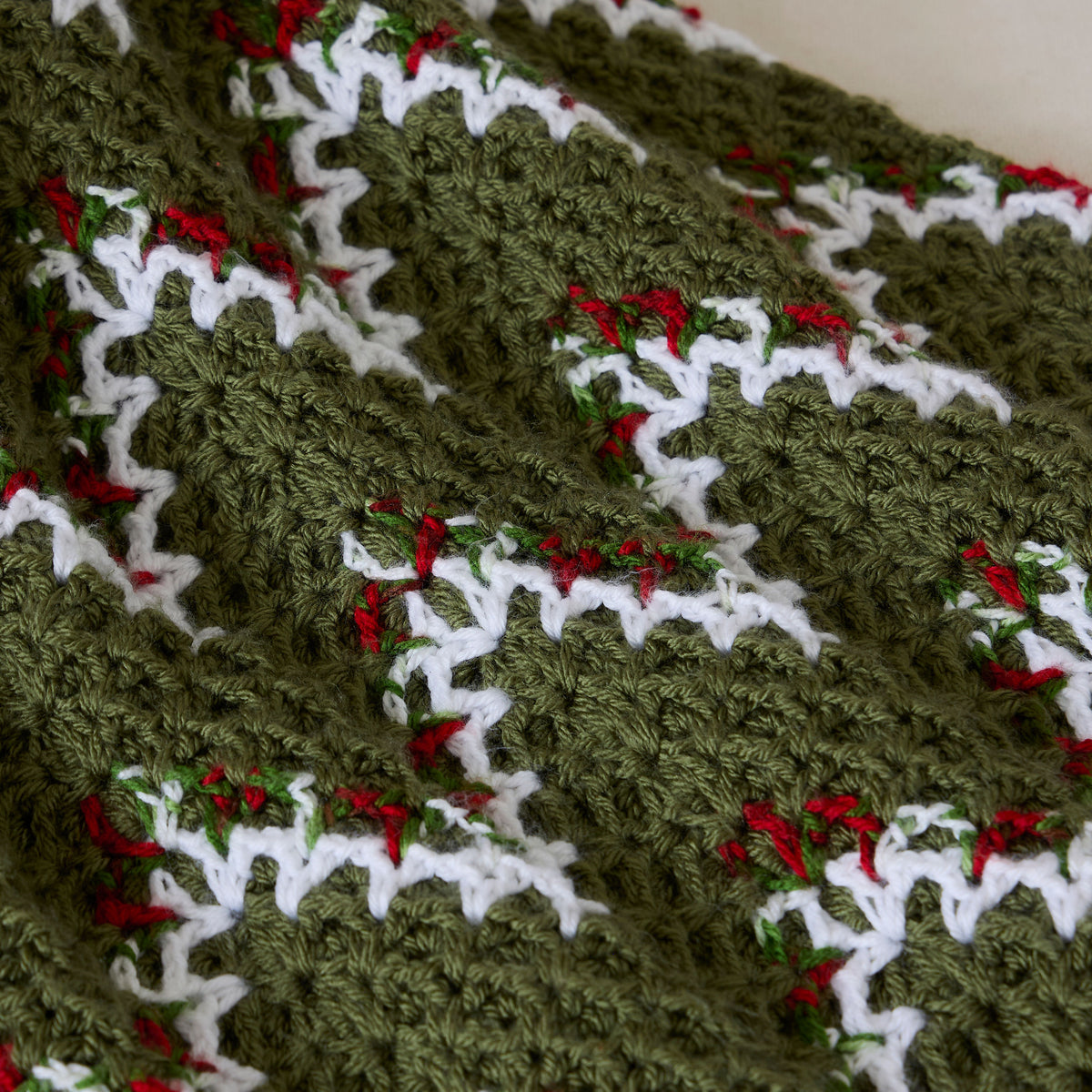 Stone Ripple Throw Holly Berry Ripple Throw – Mary Maxim