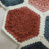 Honeycomb Path Crochet Blanket