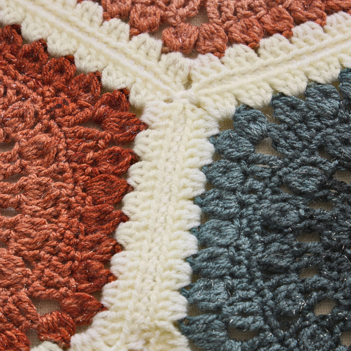 Honeycomb Path Crochet Blanket