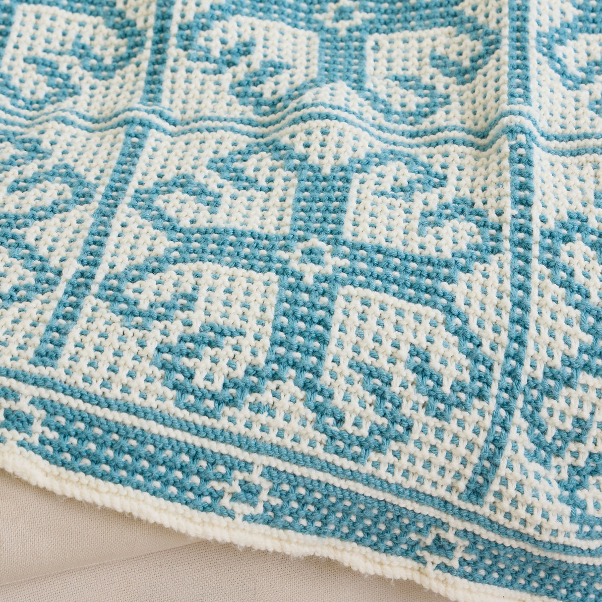 Knit Mosaic Blanket
