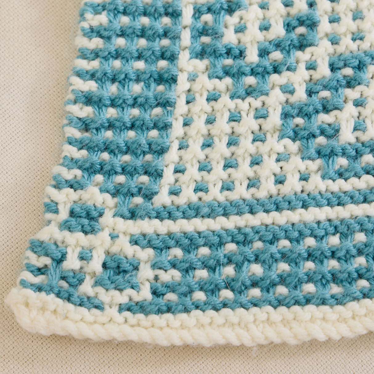 Knit Mosaic Blanket