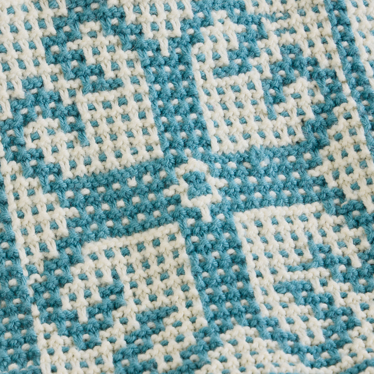 Knit Mosaic Blanket