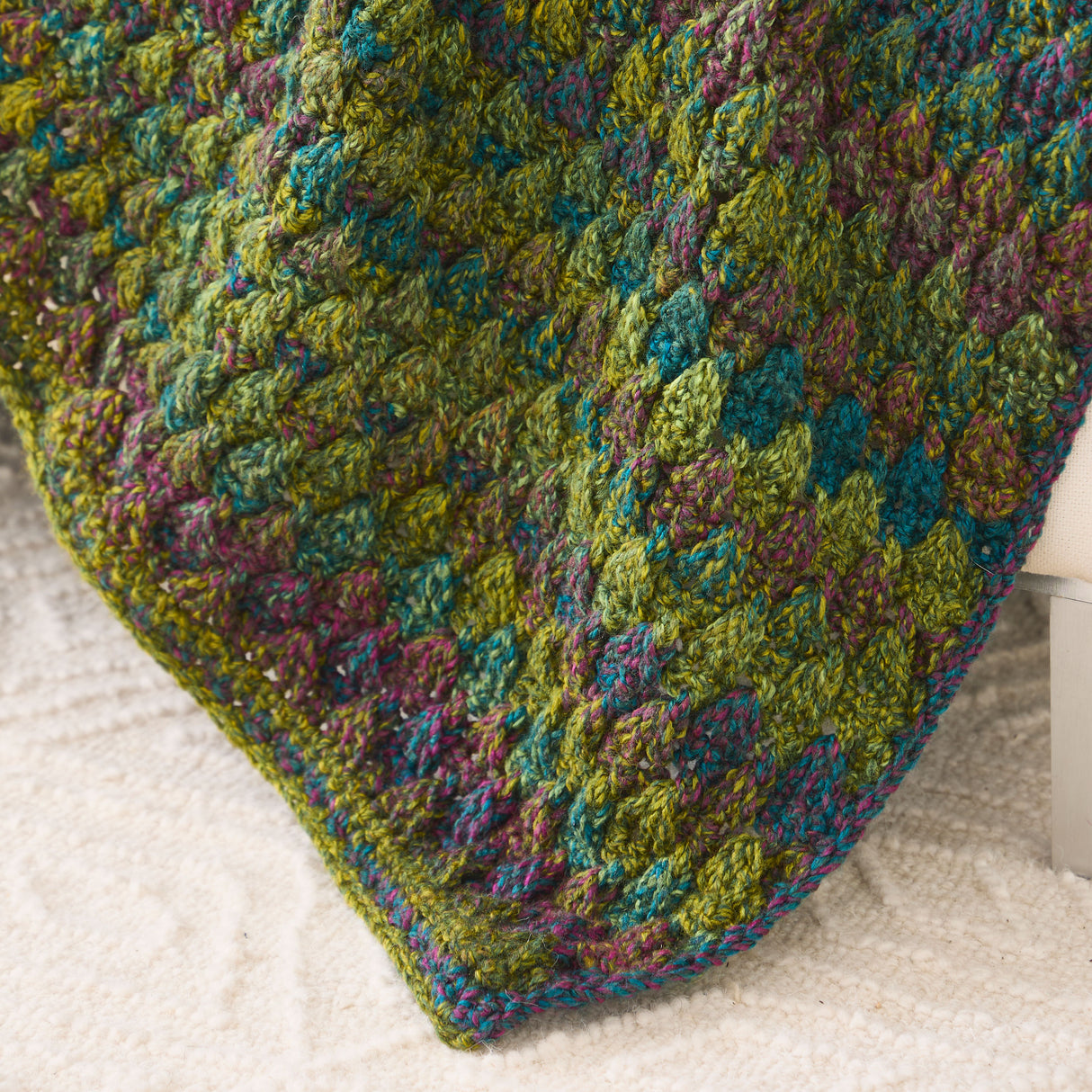 Marvelously Twisted Granny Crochet Blanket