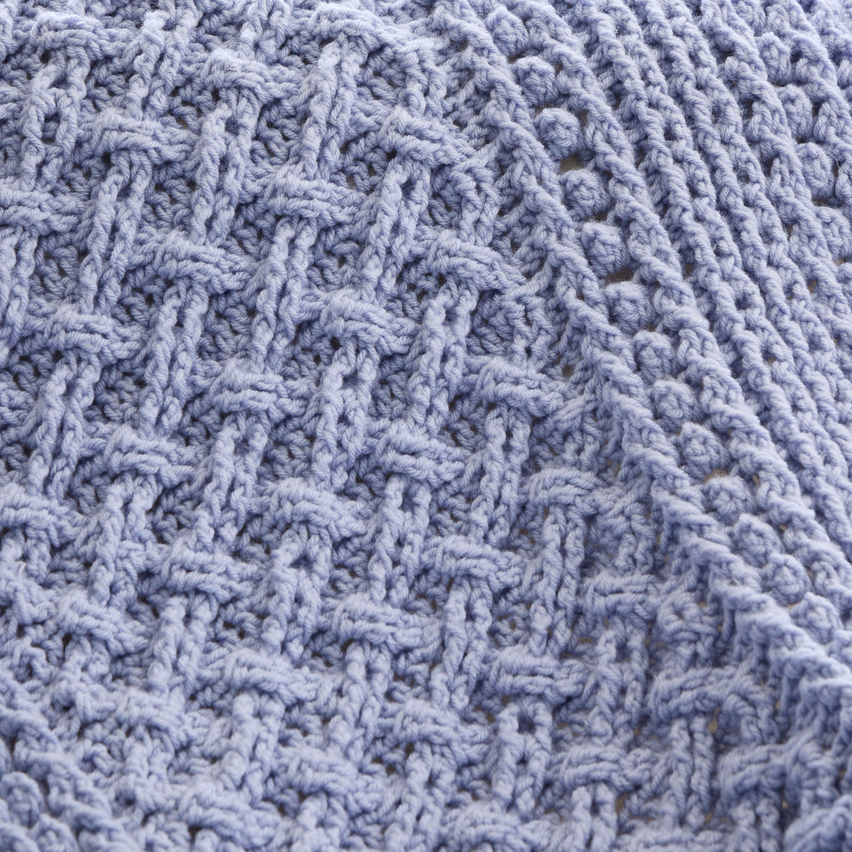 Cabled Trellis Crochet Afghan