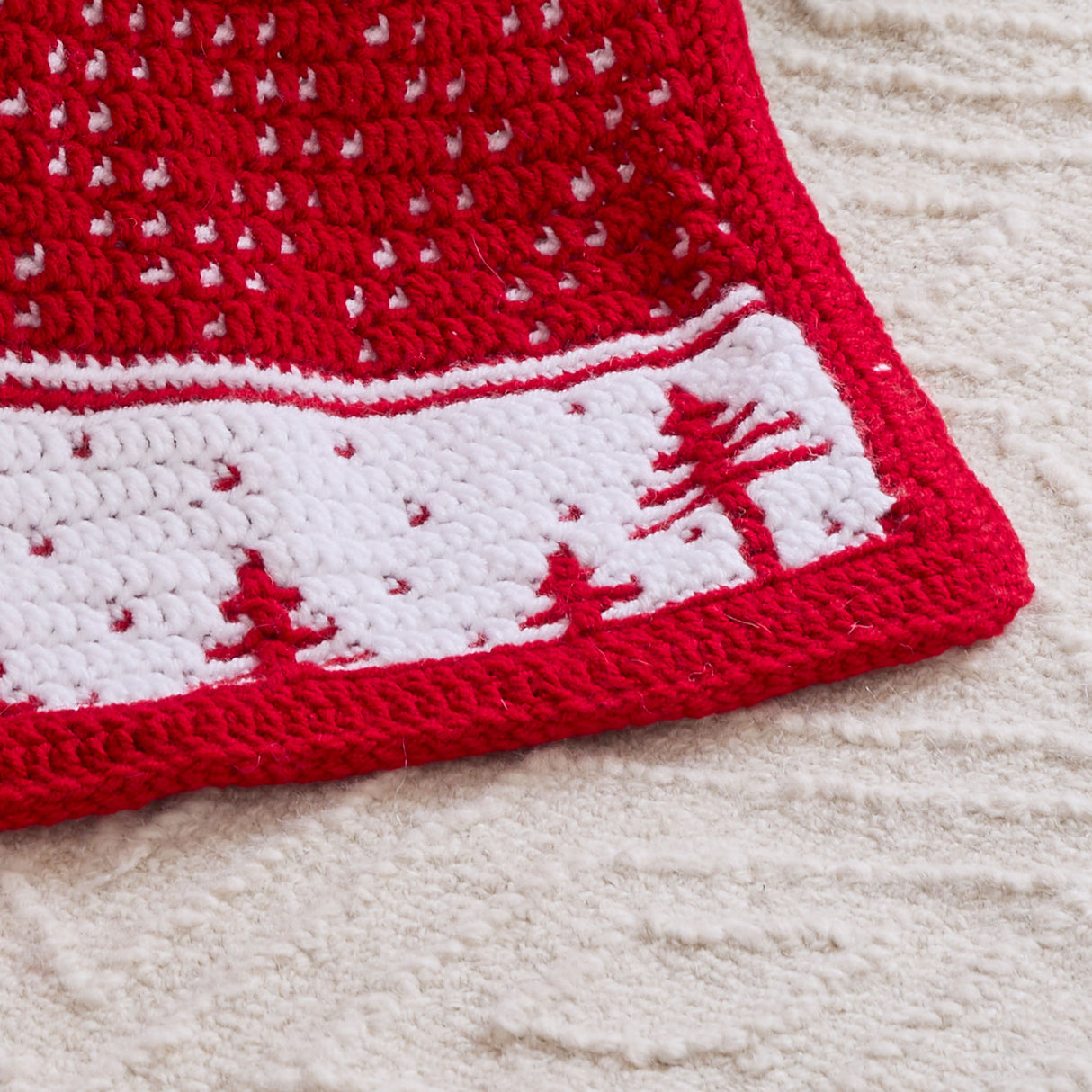 Christmas Joy Mosaic Afghan