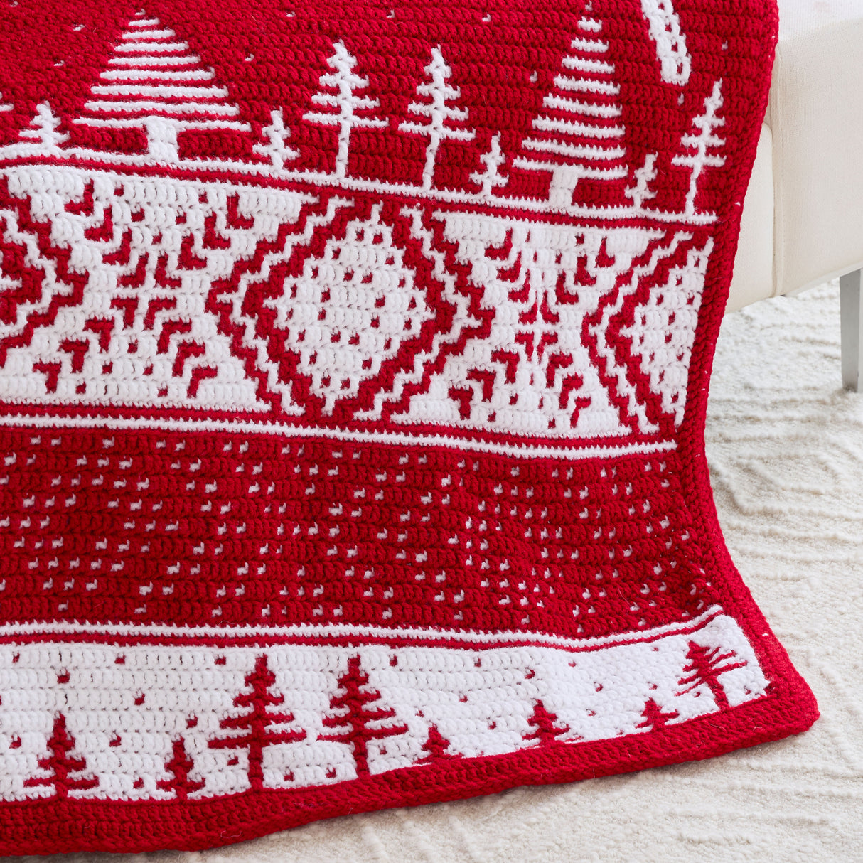 Christmas Joy Mosaic Afghan