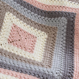 Textures Squared Crochet Blanket