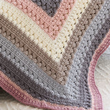 Textures Squared Crochet Blanket