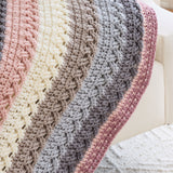 Textures Squared Crochet Blanket