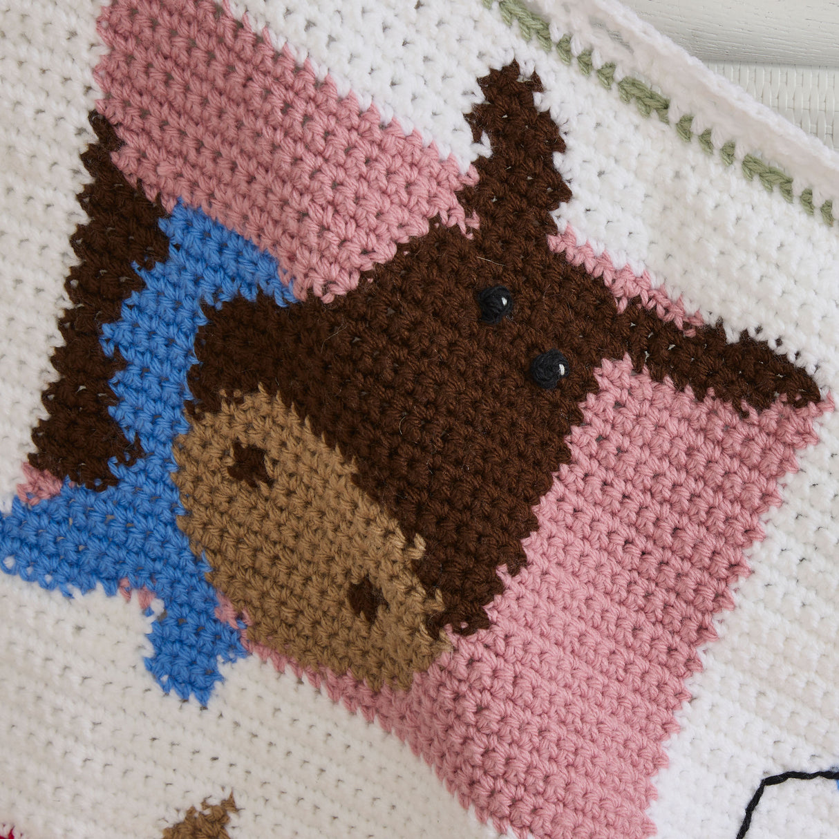 Farm Sweet Farm Baby Crochet Blanket