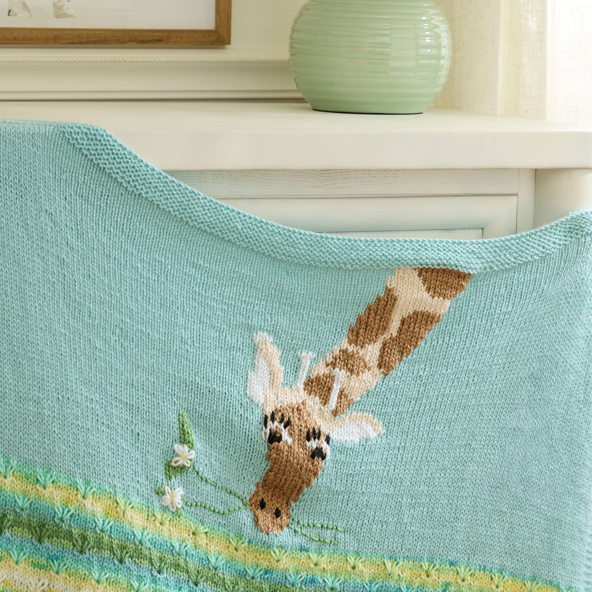 Our Neck of the Woods Knit Baby Blanket