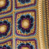 Flower Squares Crochet Blanket