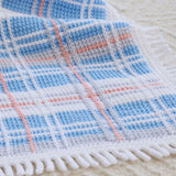 Plaid Baby Crochet Blanket
