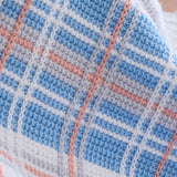 Plaid Baby Crochet Blanket