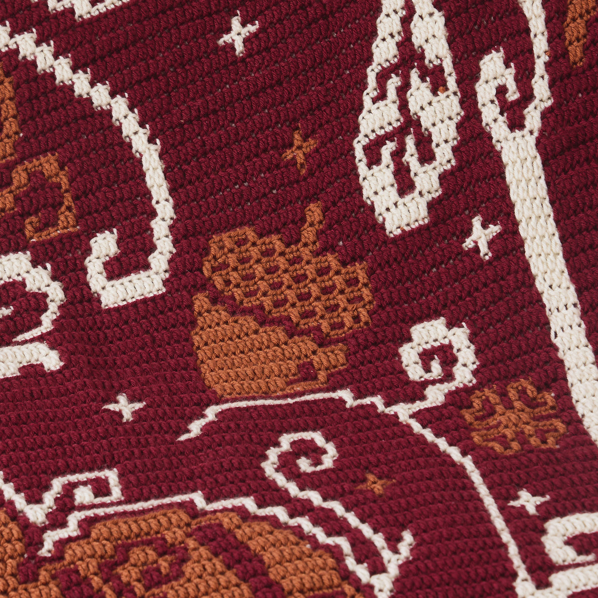 Fall Folk Crochet Afghan