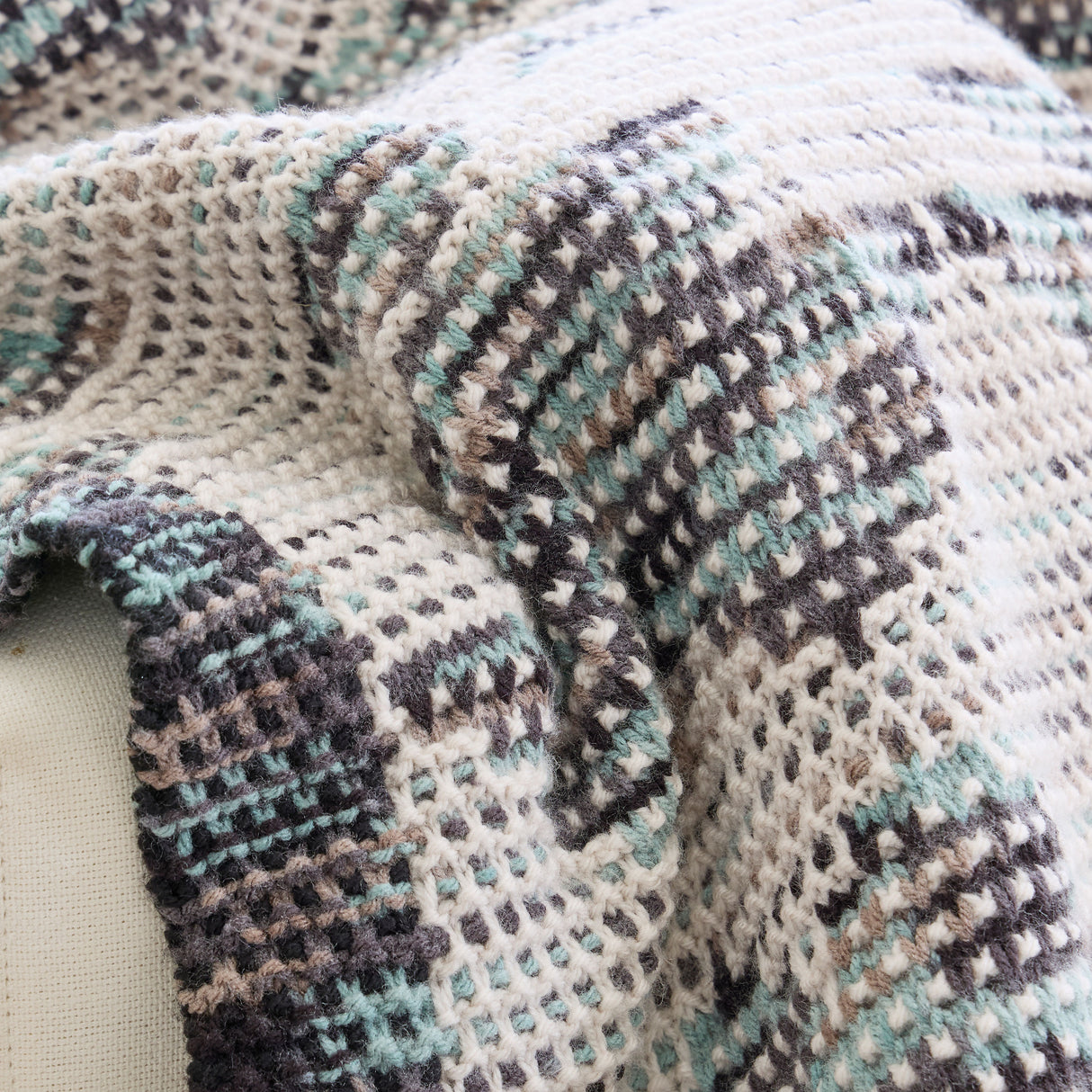 Southwest Motif Mosaic Blanket