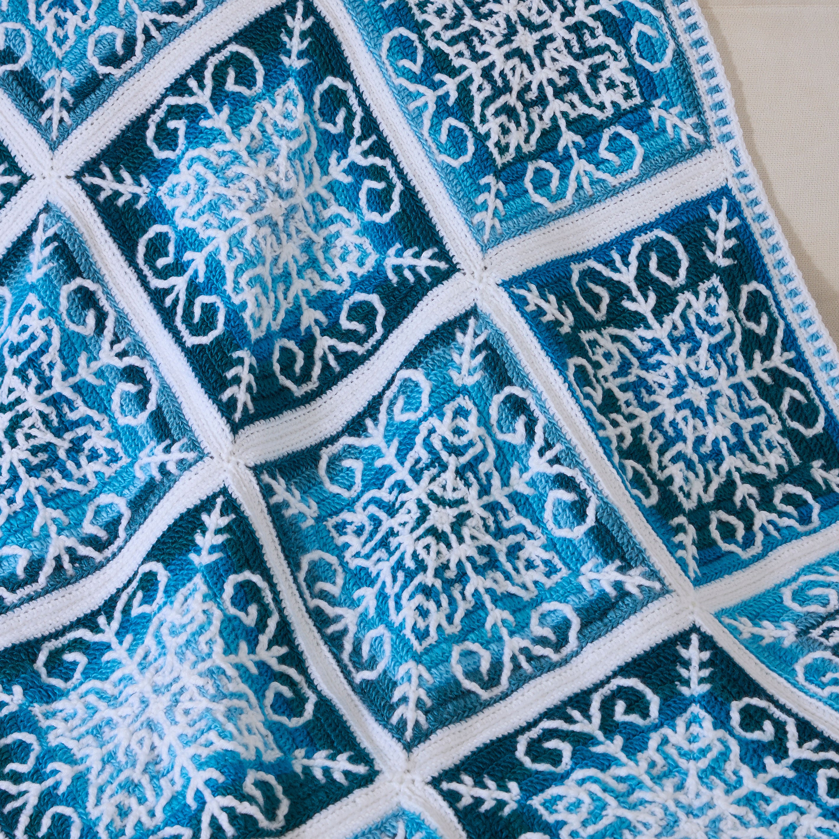 Winterfrost Crochet Afghan – Mary Maxim