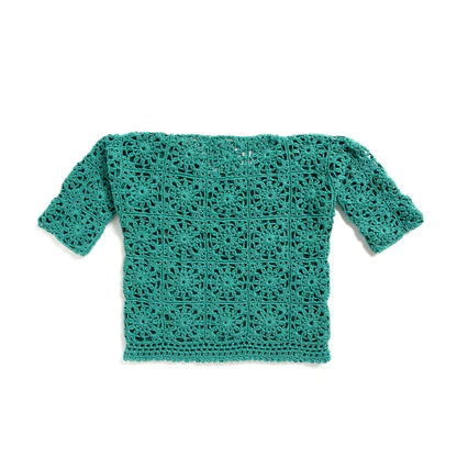 Free Bernat Crochet Lacy Motif Top Pattern