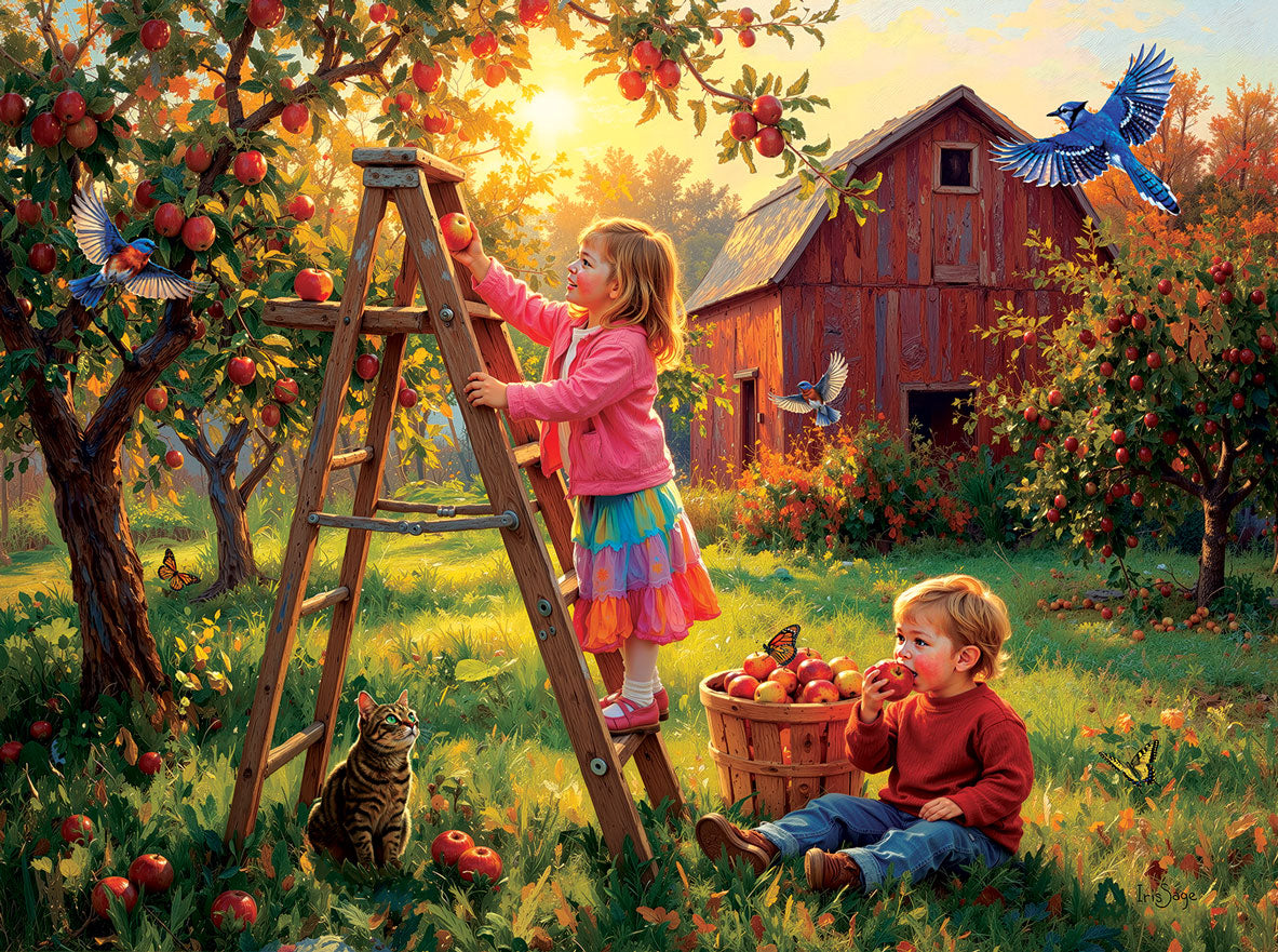 Apple Picking Jigsaw Puzzle