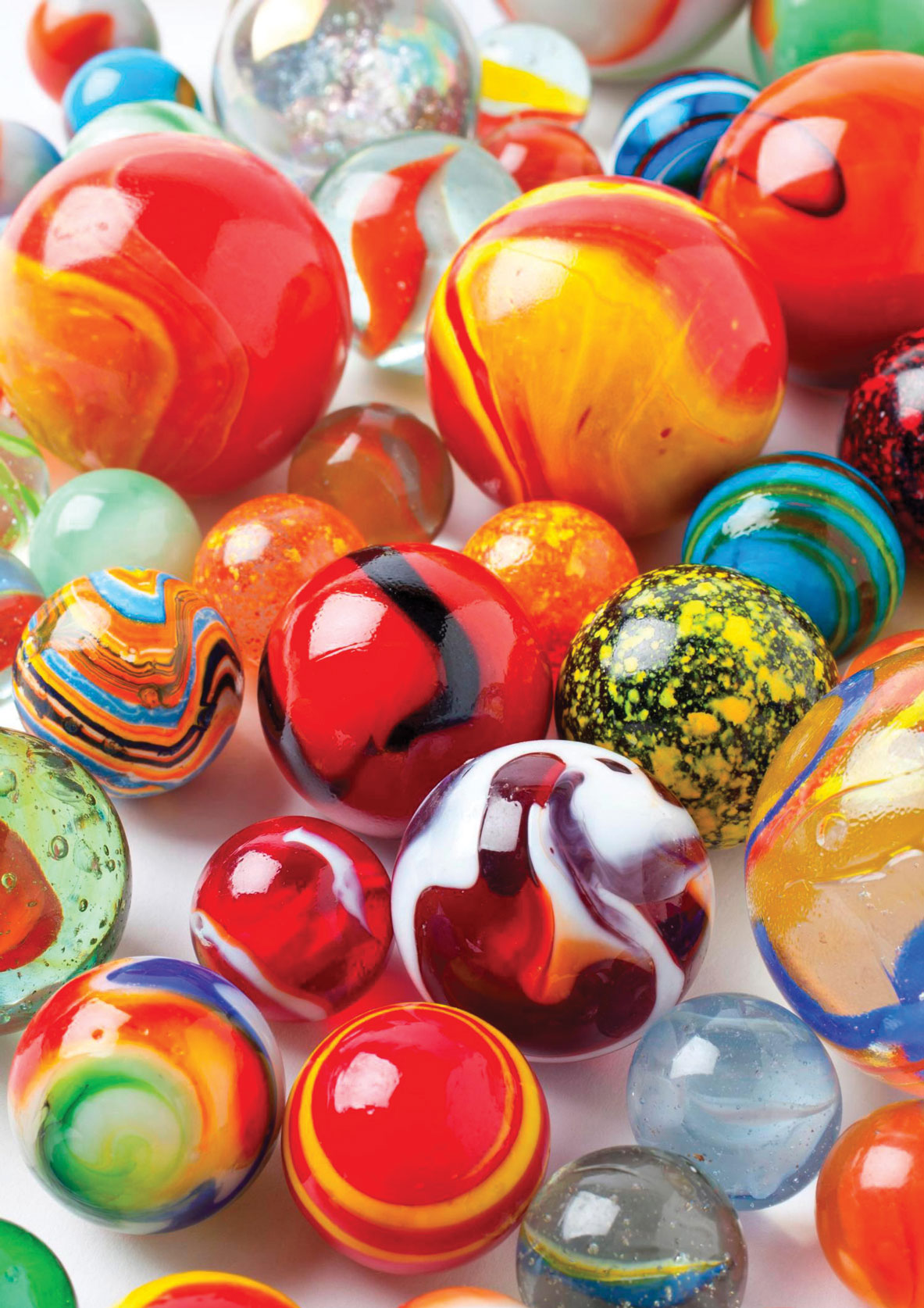 Marbles Closeup Jigsaw Puzzle – Mary Maxim