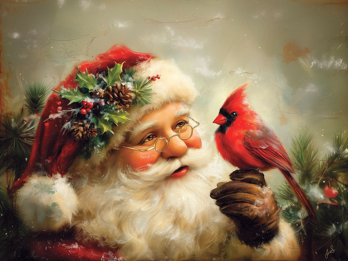 Santa's Little Friend Jigsaw Puzzle