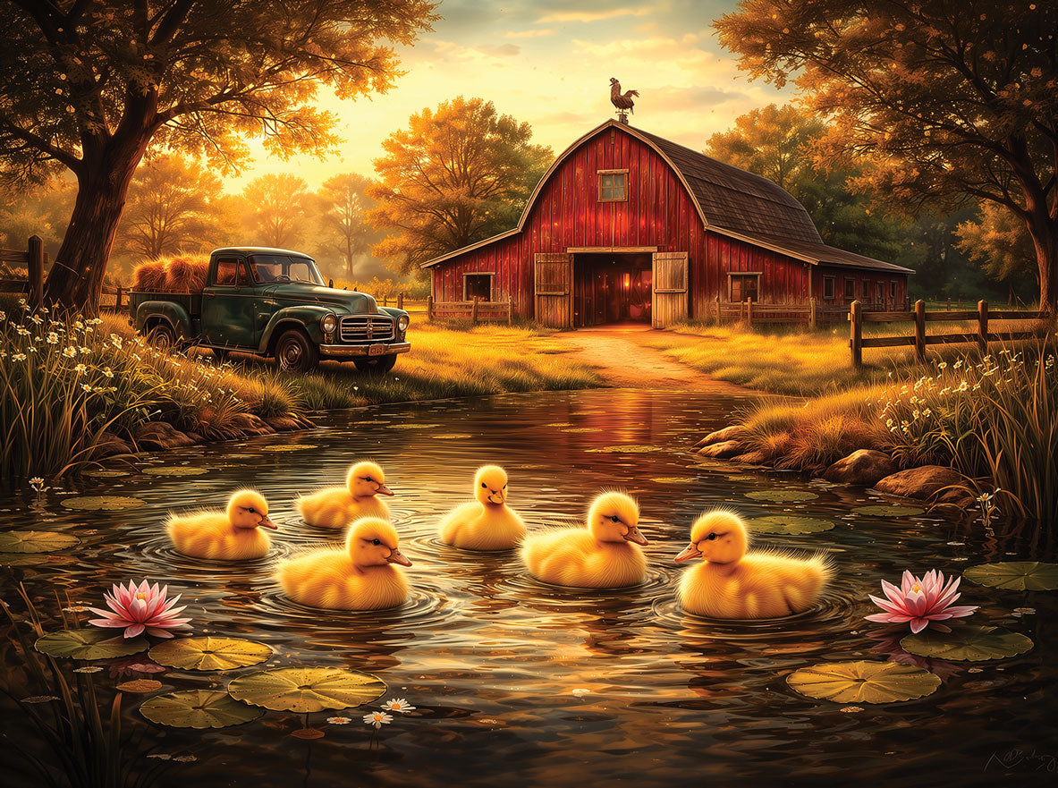 A Raft of Ducks Jigsaw Puzzle