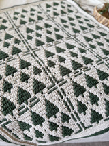 Twinkling Trees Crochet Blanket