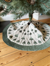 Twinkling Trees Crochet Tree Skirt