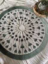 Twinkling Trees Crochet Tree Skirt