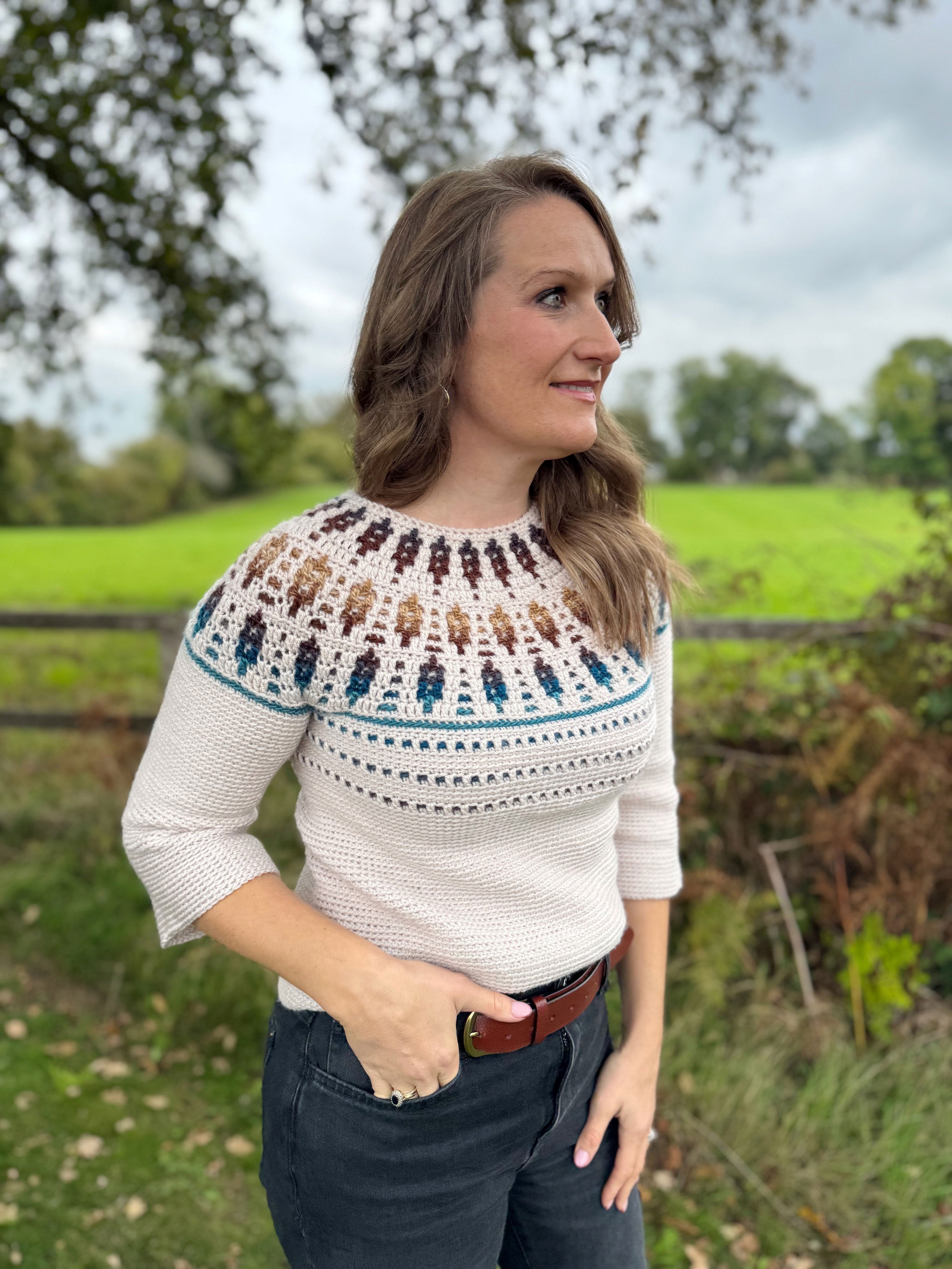 Starlight Sweater – Mary Maxim