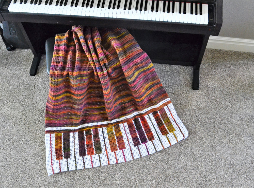 Piano Pizzazz Blanket
