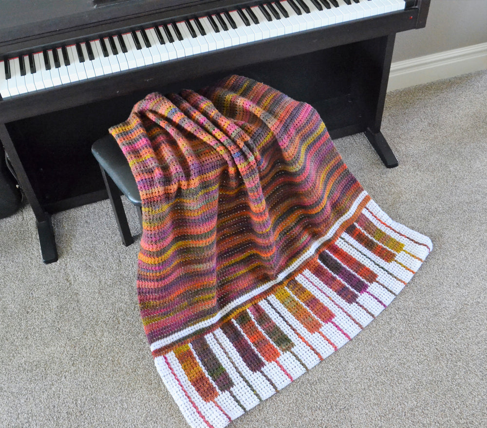 Piano Pizzazz Blanket