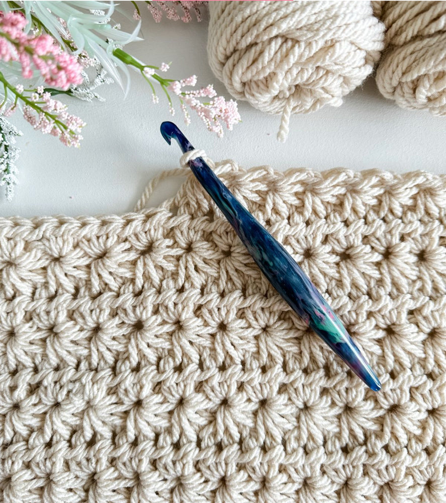 Chunky Star Stitch Blanket Kit