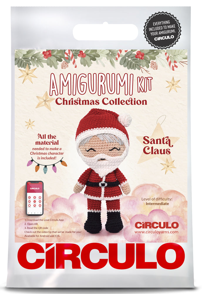 Kit Papá Noel Amigurumi