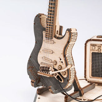 Electric Guitar Wood Model Kit