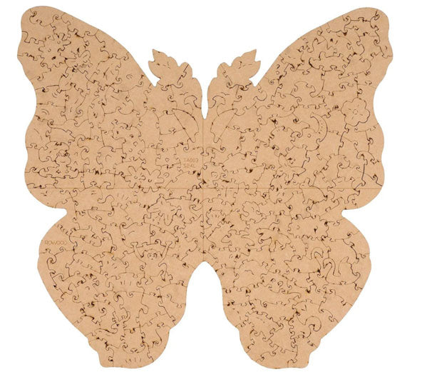ヘレナモルフォ　141mm Morpho Helena Butterfly Wooden Jigsaw Puzzle – Mary Maxim