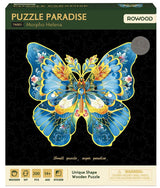Morpho Helena Butterfly Wooden Jigsaw Puzzle