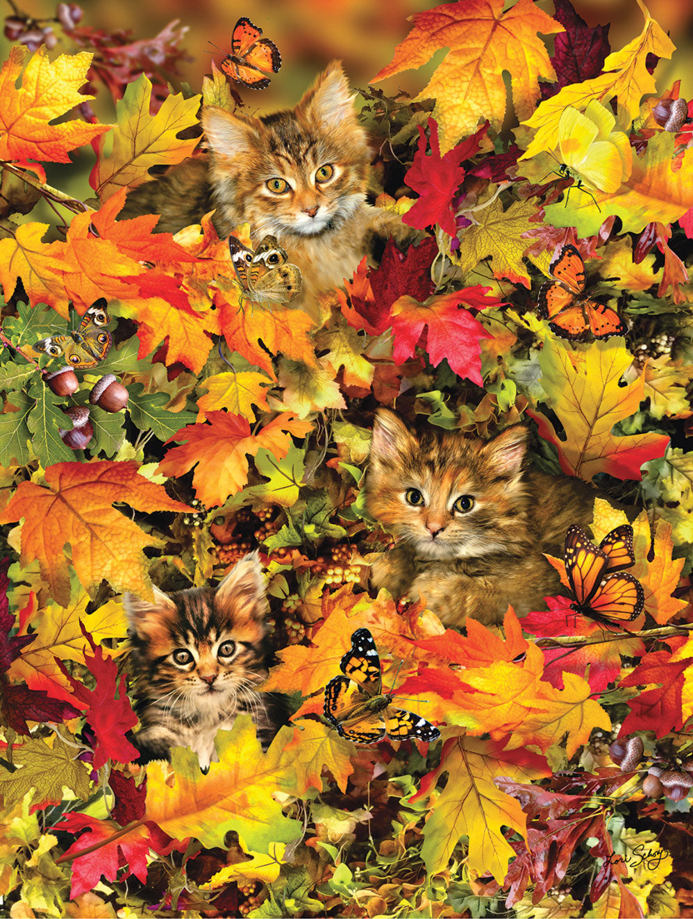 Kitties at Play Jigsaw Puzzle